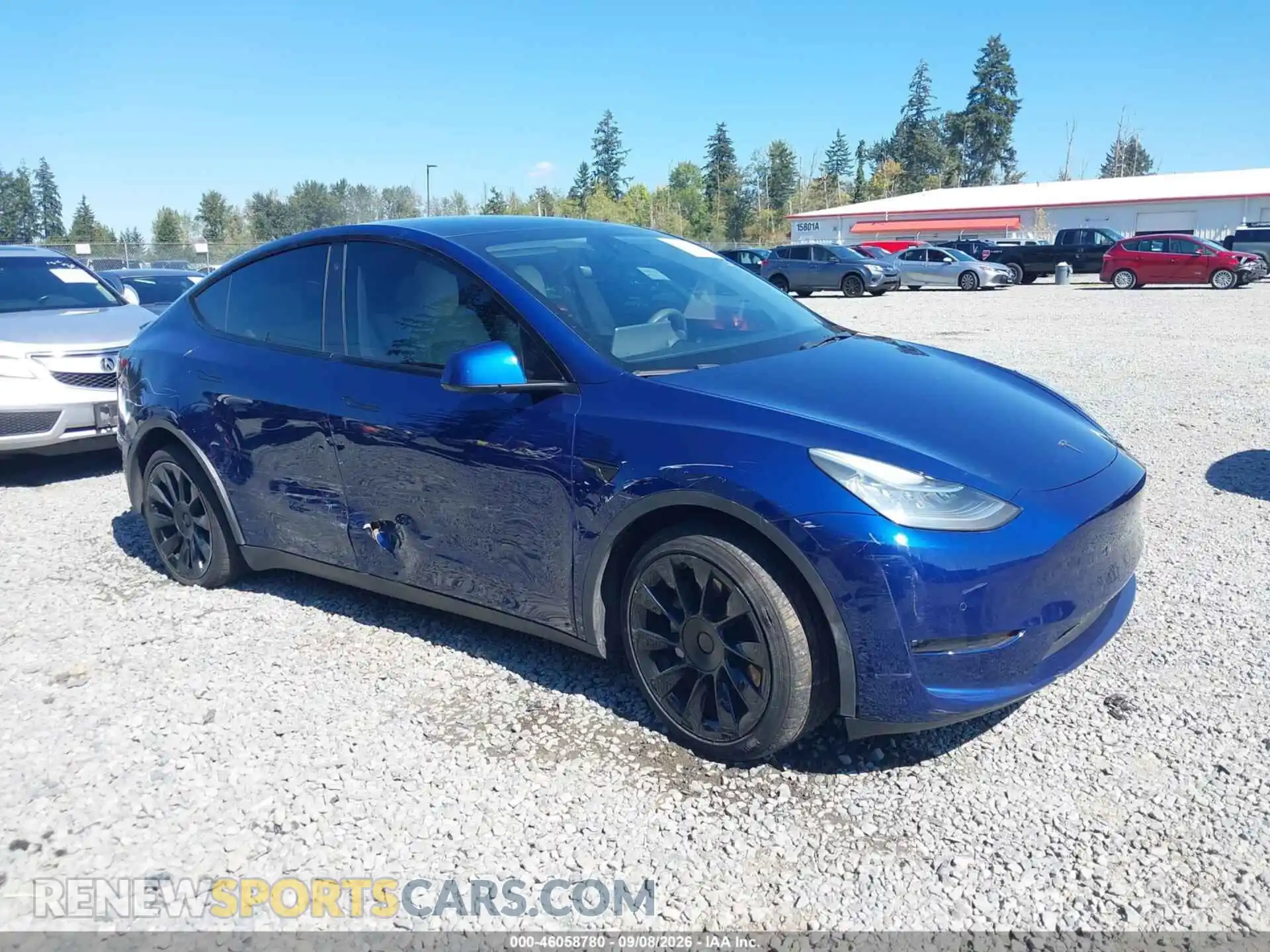 1 fotografías del automóvil dañado 5YJYGDEE4MF216354 TESLA MODEL Y 2021