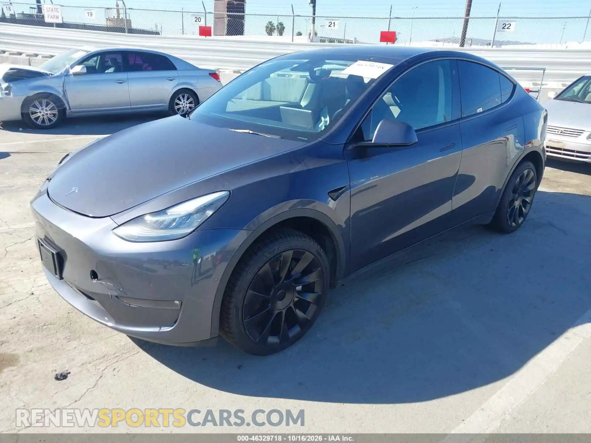 2 Photograph of a damaged car 5YJYGDEE4MF217651 TESLA MODEL Y 2021
