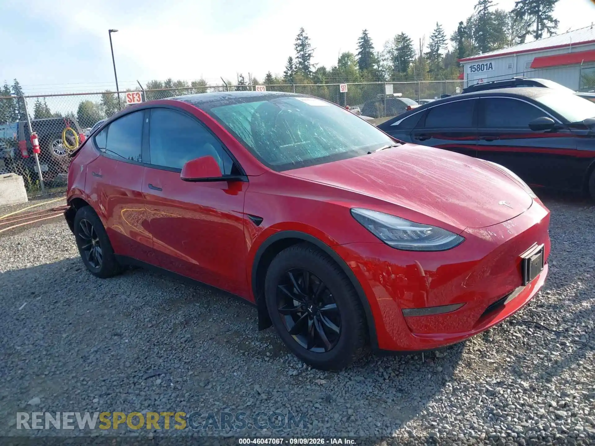1 Photograph of a damaged car 5YJYGDEE4MF240914 TESLA MODEL Y 2021