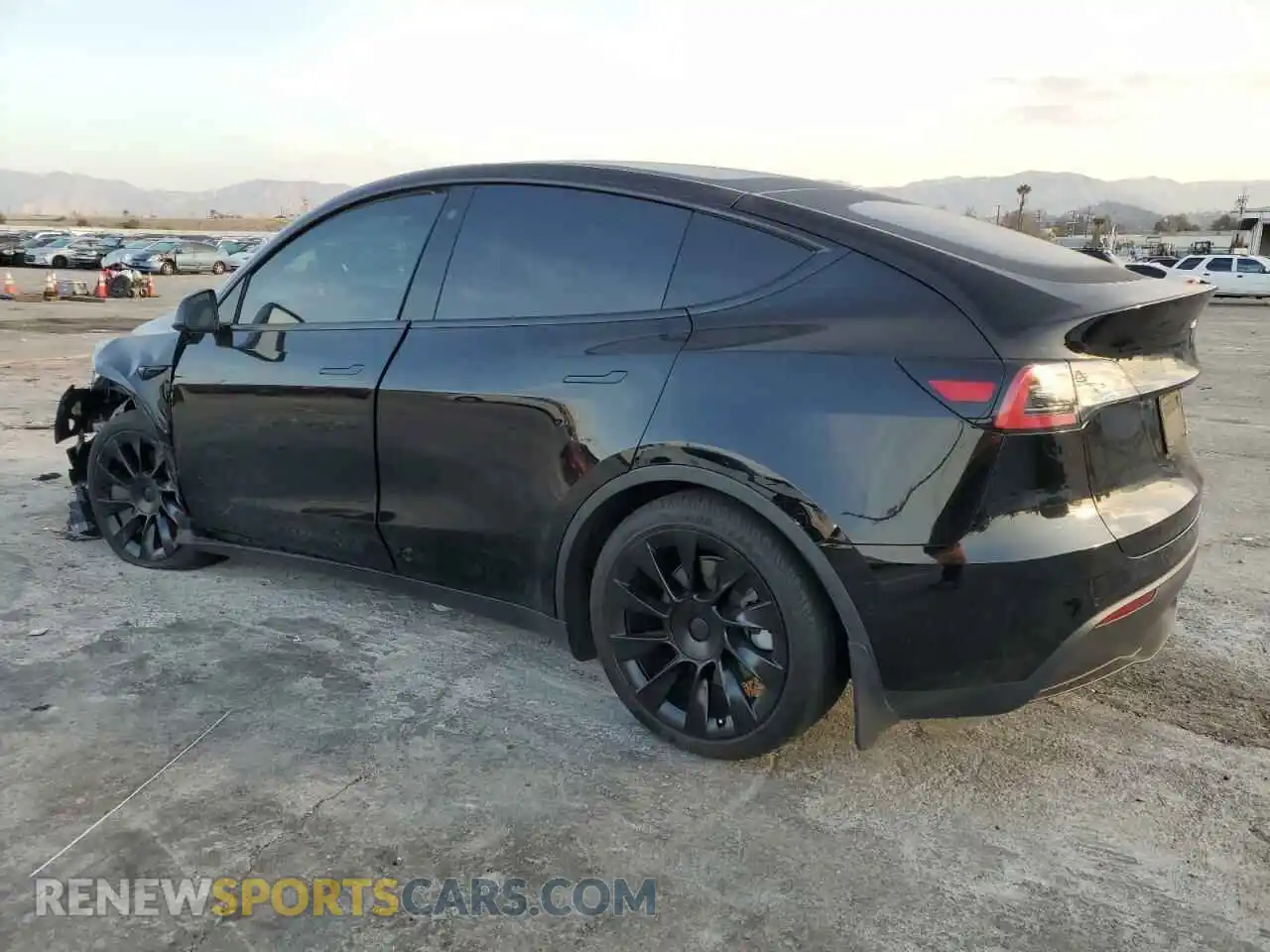 2 Photograph of a damaged car 5YJYGDEE4MF270530 TESLA MODEL Y 2021