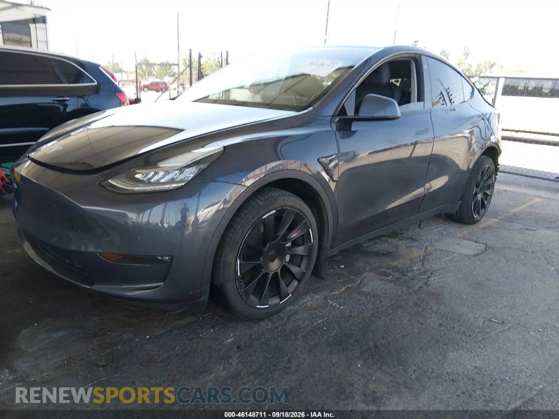 2 Фотография поврежденного автомобиля 5YJYGDEE4MF282595 TESLA MODEL Y 2021