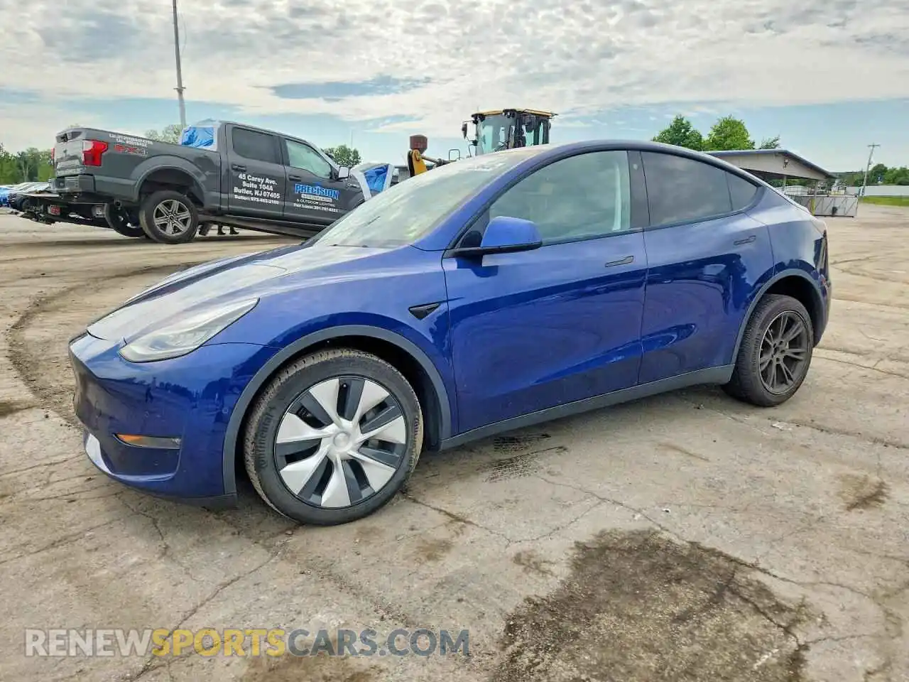 1 Photograph of a damaged car 5YJYGDEE4MF297078 TESLA MODEL Y 2021