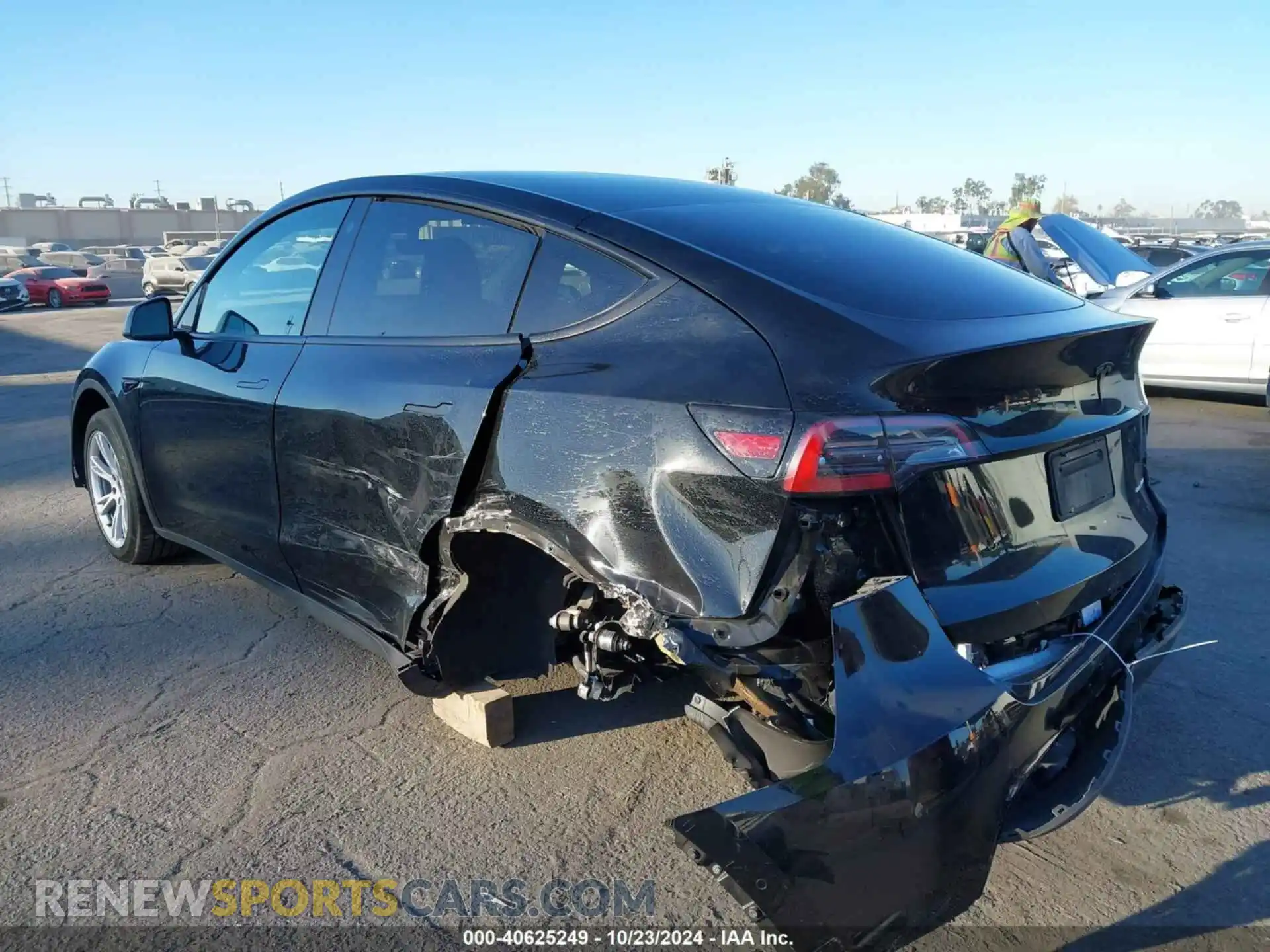 3 Photograph of a damaged car 5YJYGDEE4MF299459 TESLA MODEL Y 2021
