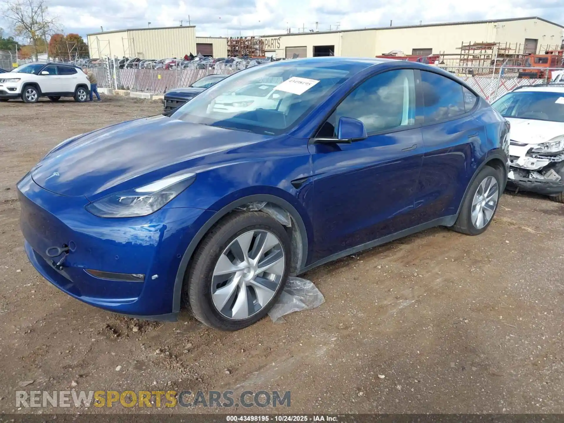2 Photograph of a damaged car 5YJYGDEE5MF065914 TESLA MODEL Y 2021