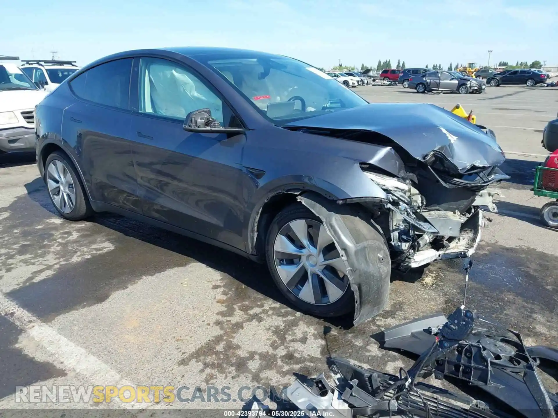 1 fotografías del automóvil dañado 5YJYGDEE5MF066948 TESLA MODEL Y 2021