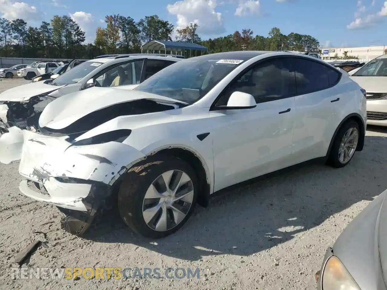 1 Фотография поврежденного автомобиля 5YJYGDEE5MF081658 TESLA MODEL Y 2021