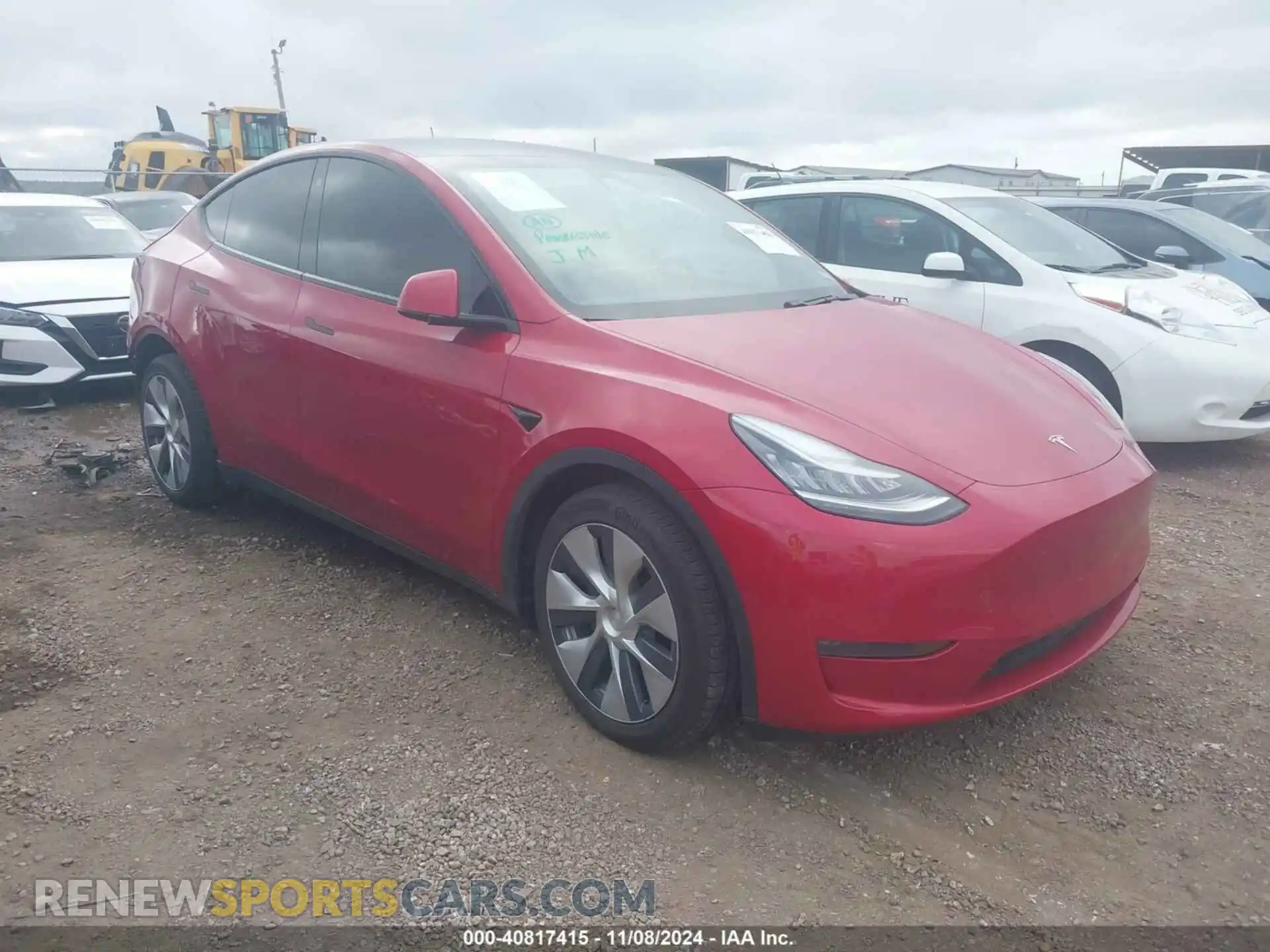 1 Photograph of a damaged car 5YJYGDEE5MF083684 TESLA MODEL Y 2021