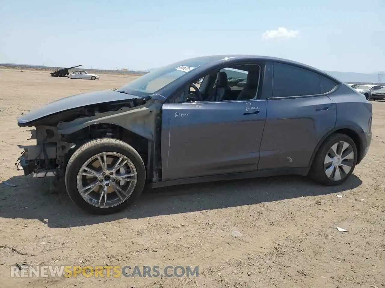 1 Photograph of a damaged car 5YJYGDEE5MF090814 TESLA MODEL Y 2021