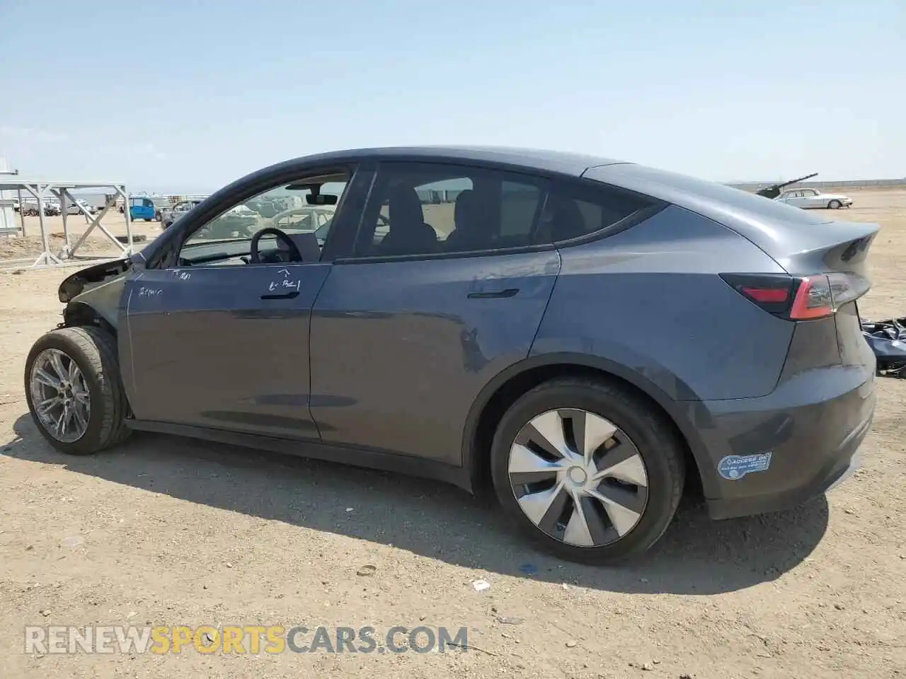 2 Photograph of a damaged car 5YJYGDEE5MF090814 TESLA MODEL Y 2021