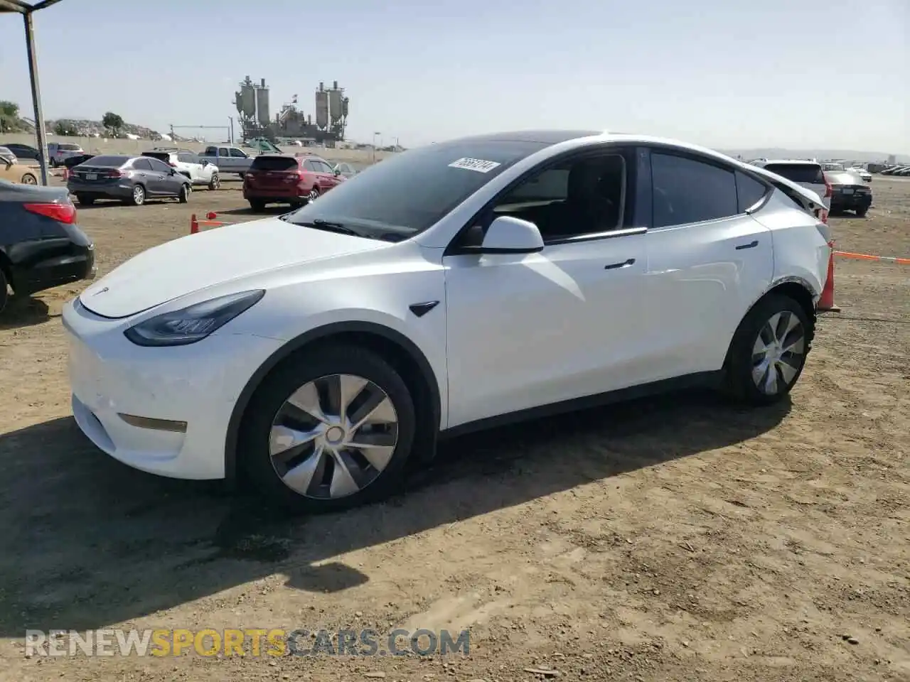 1 Photograph of a damaged car 5YJYGDEE5MF092210 TESLA MODEL Y 2021