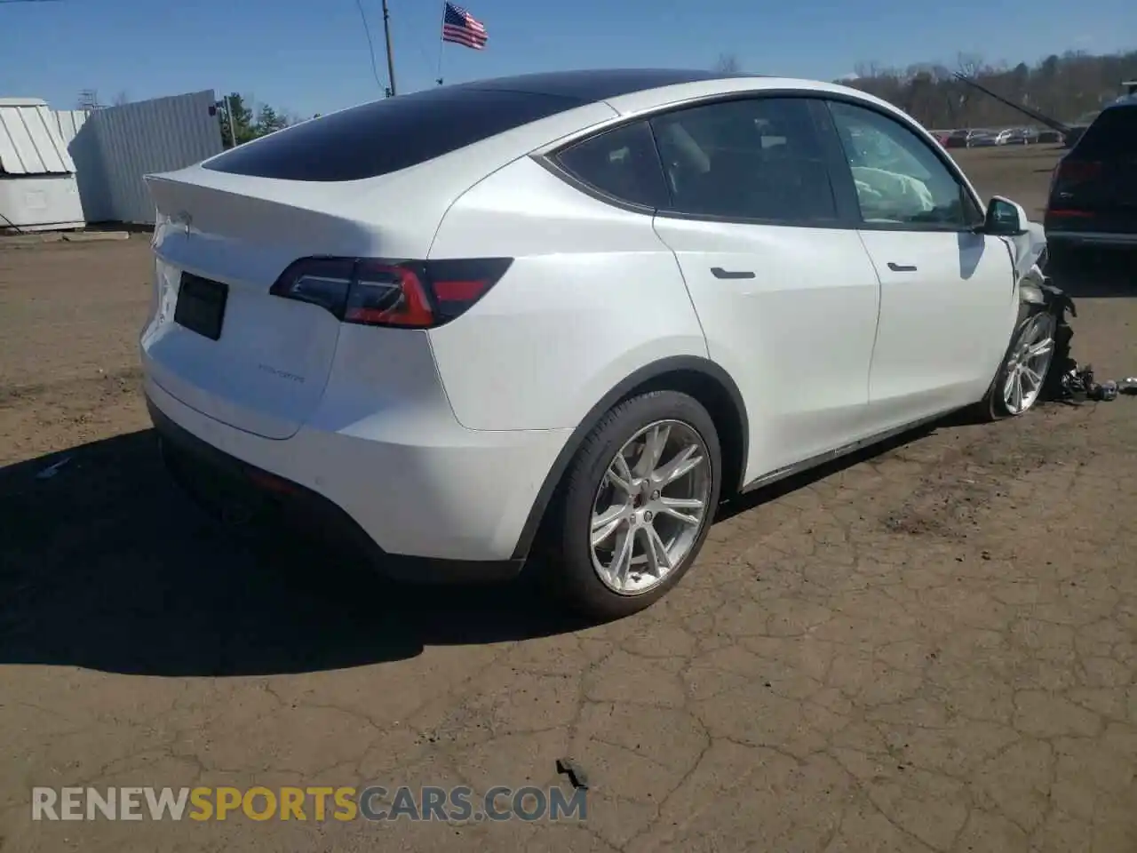 3 Photograph of a damaged car 5YJYGDEE5MF118045 TESLA MODEL Y 2021