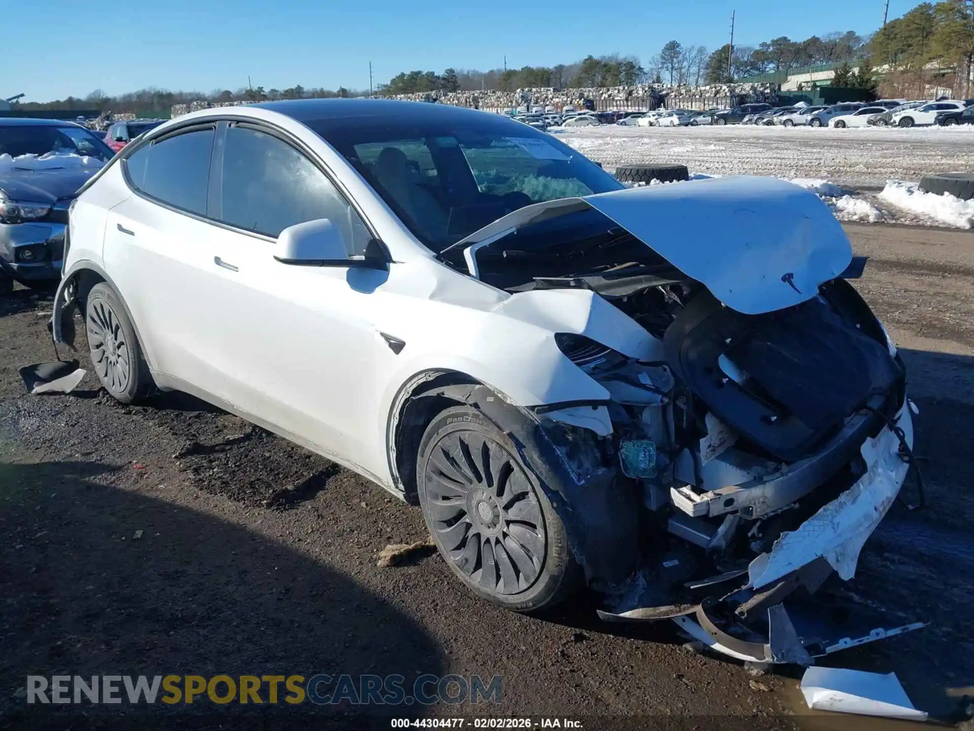 1 Photograph of a damaged car 5YJYGDEE5MF118949 TESLA MODEL Y 2021