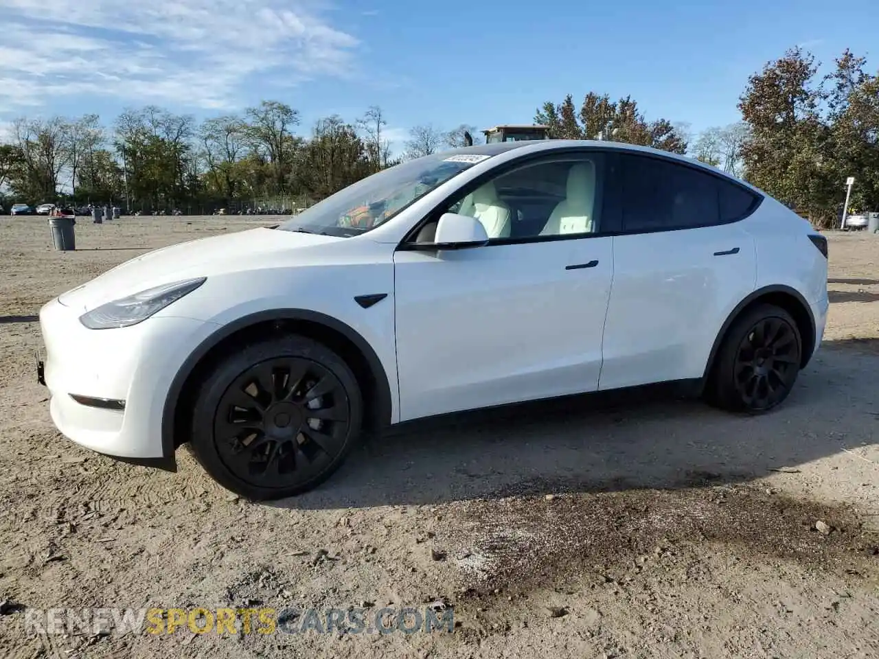 1 Photograph of a damaged car 5YJYGDEE5MF119664 TESLA MODEL Y 2021