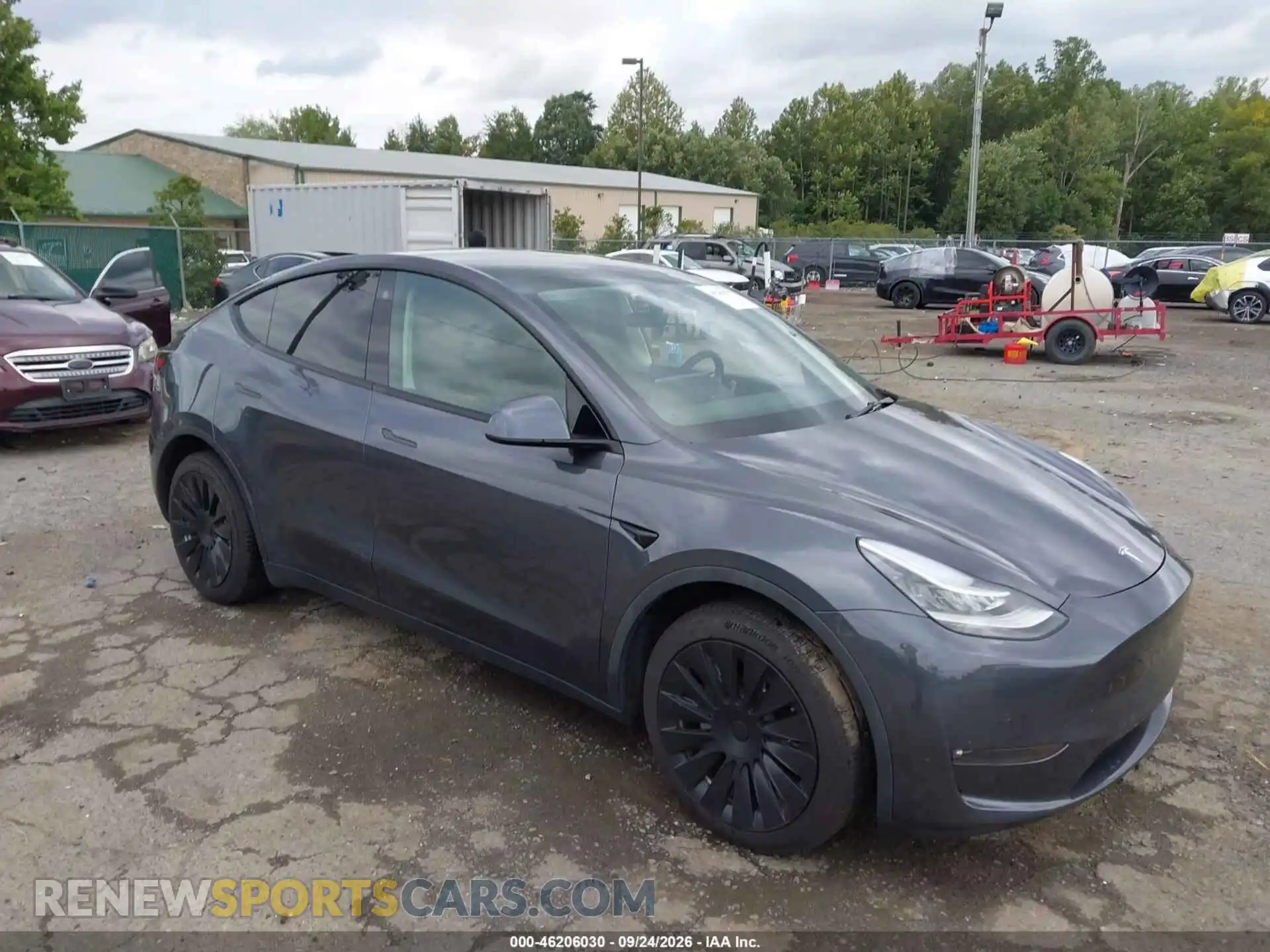 1 Photograph of a damaged car 5YJYGDEE5MF144645 TESLA MODEL Y 2021