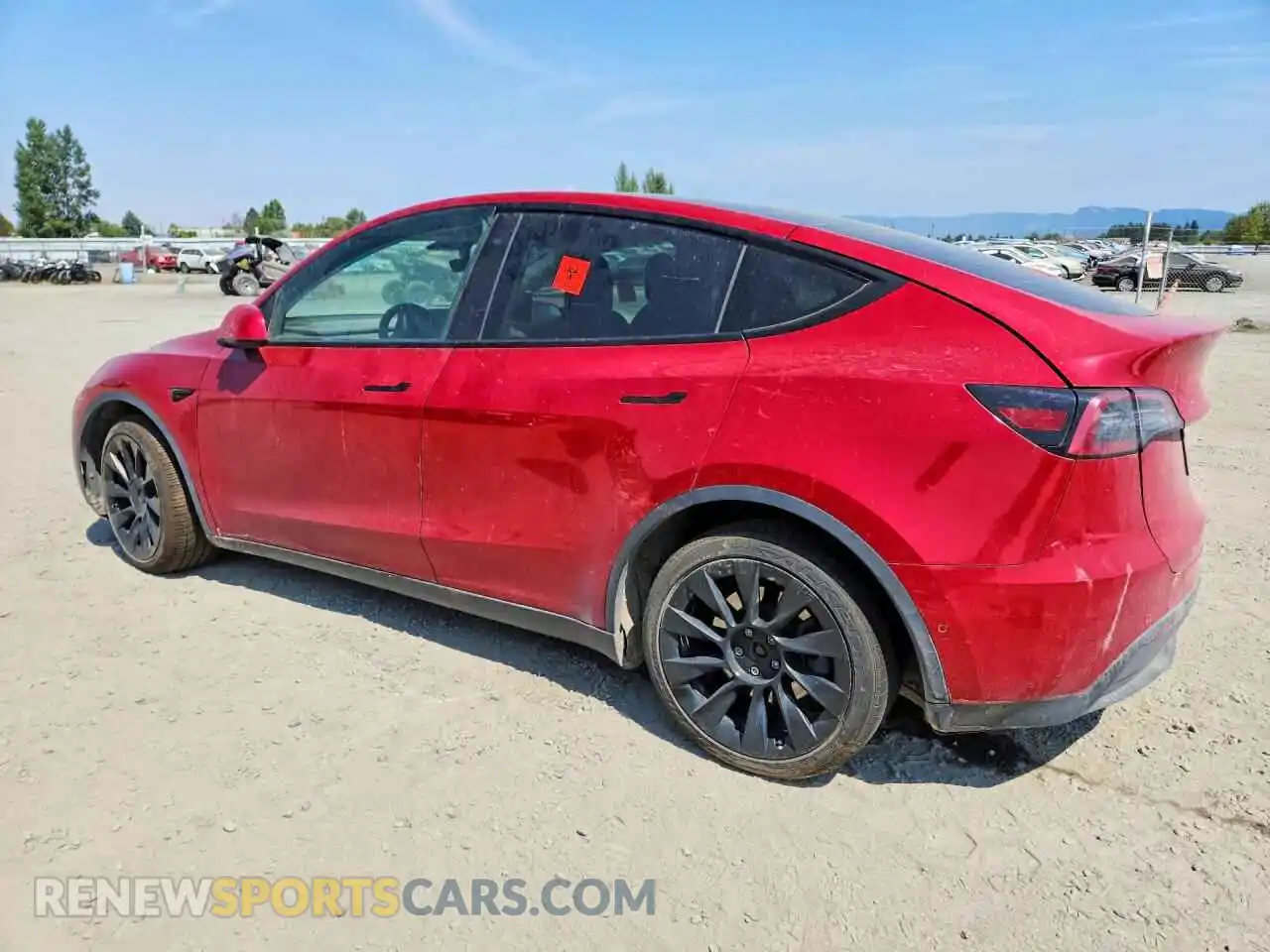 2 Photograph of a damaged car 5YJYGDEE5MF157220 TESLA MODEL Y 2021