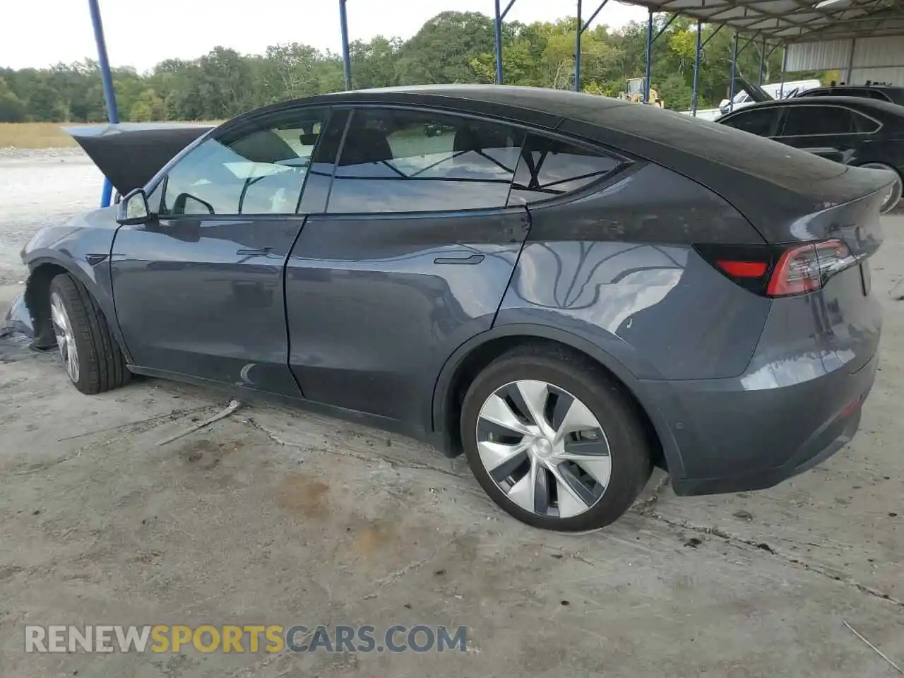 2 Photograph of a damaged car 5YJYGDEE5MF176821 TESLA MODEL Y 2021