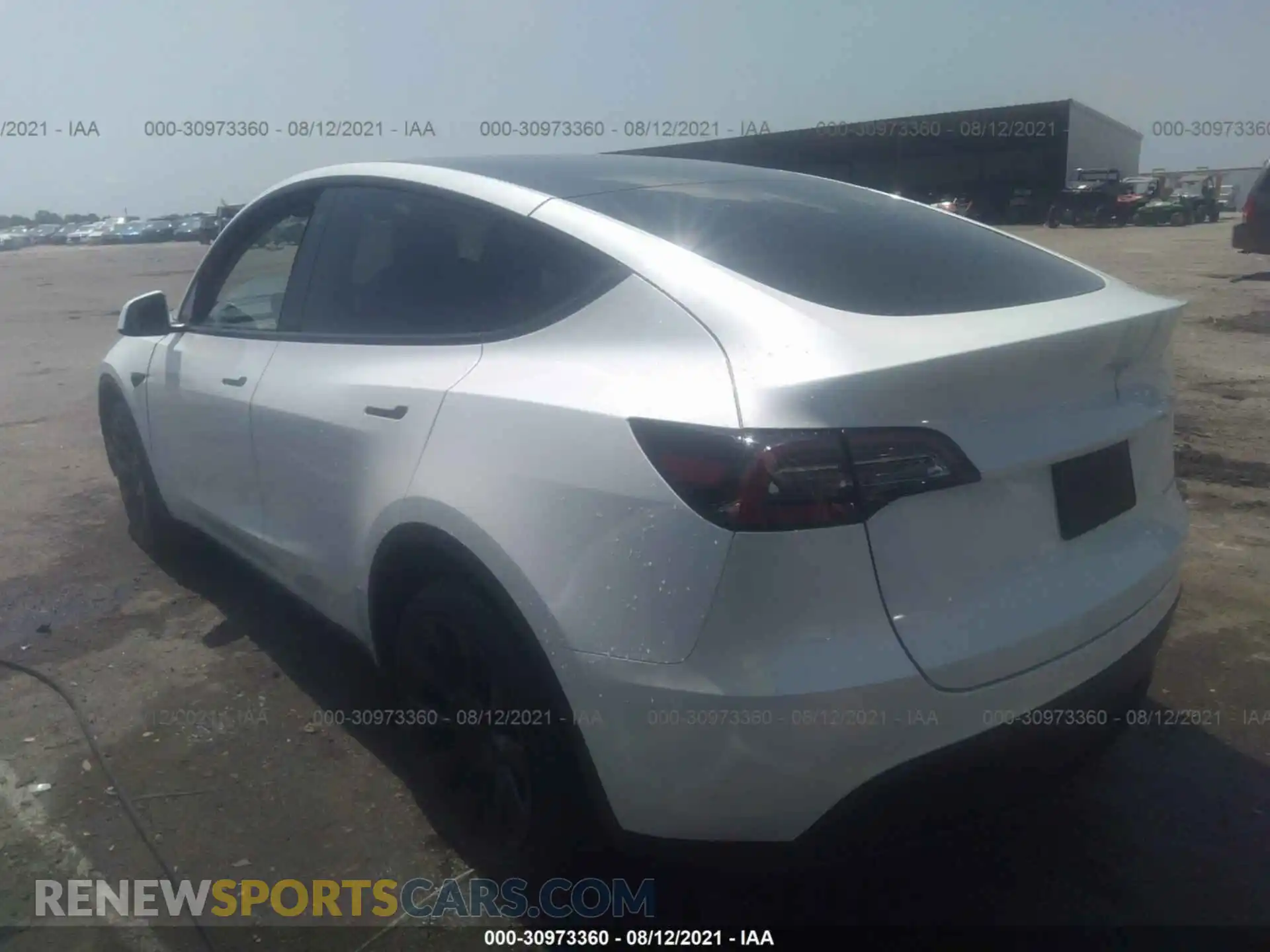3 Photograph of a damaged car 5YJYGDEE5MF184580 TESLA MODEL Y 2021