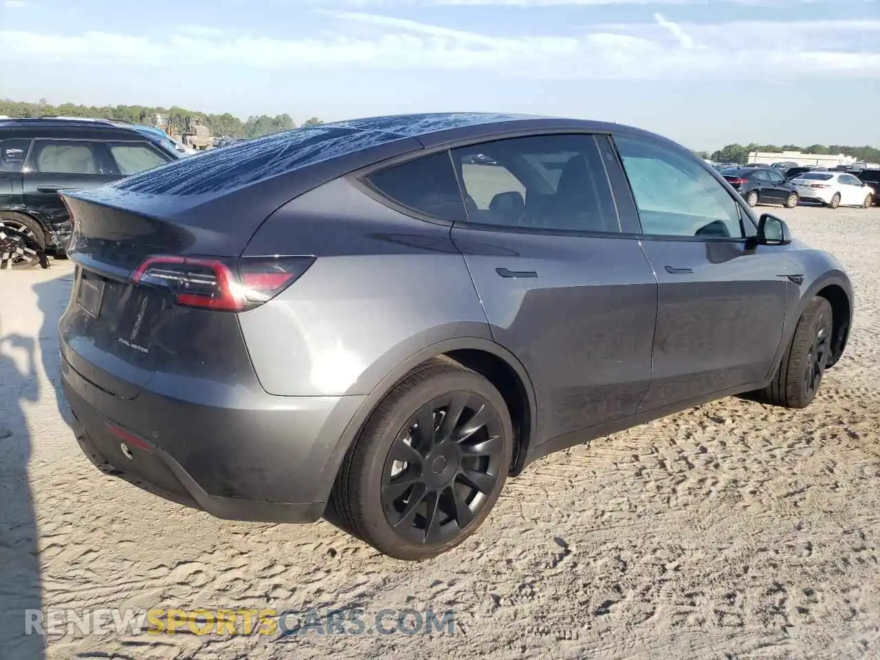 3 fotografías del automóvil dañado 5YJYGDEE5MF208540 TESLA MODEL Y 2021