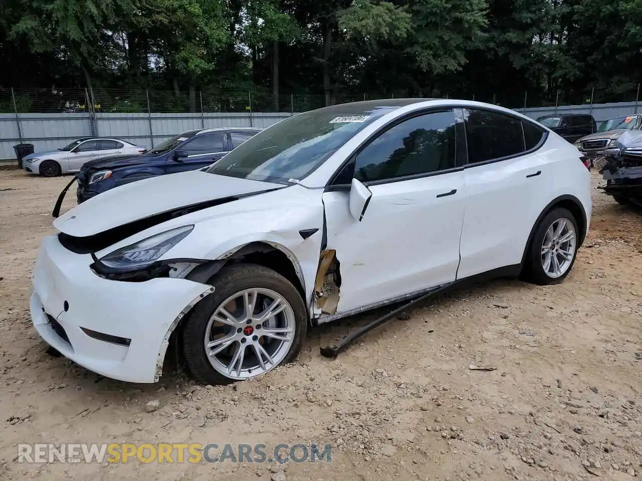 1 fotografías del automóvil dañado 5YJYGDEE5MF228903 TESLA MODEL Y 2021