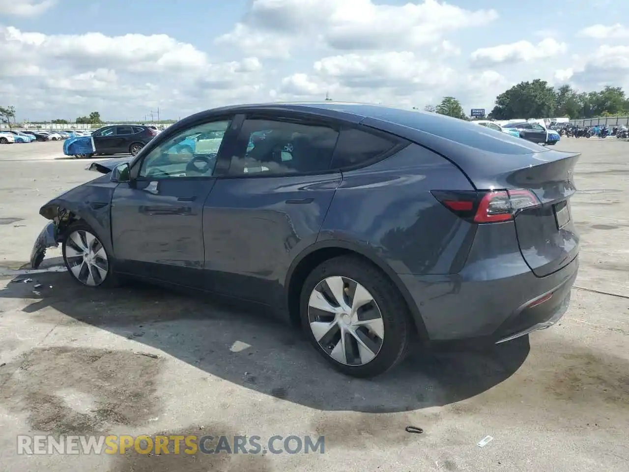 2 Photograph of a damaged car 5YJYGDEE5MF248486 TESLA MODEL Y 2021