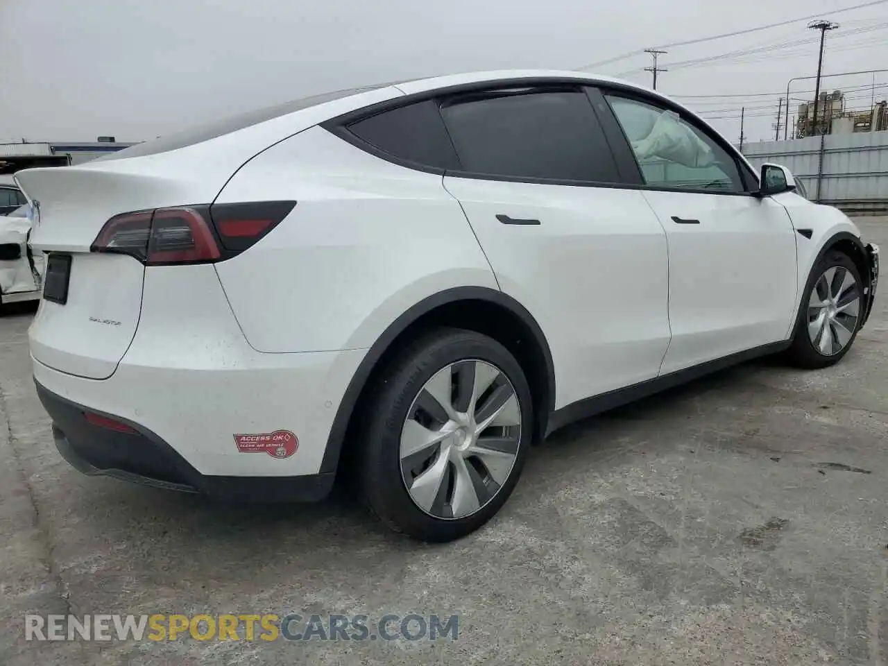 3 fotografías del automóvil dañado 5YJYGDEE5MF259729 TESLA MODEL Y 2021