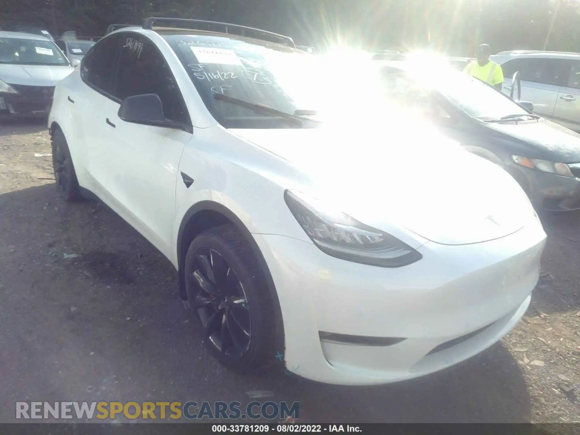 1 Фотография поврежденного автомобиля 5YJYGDEE5MF265353 TESLA MODEL Y 2021