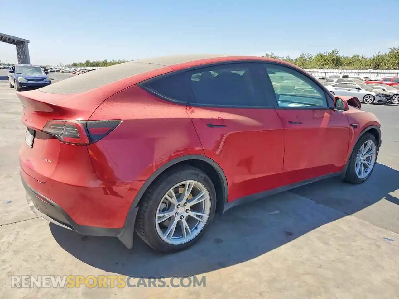3 Photograph of a damaged car 5YJYGDEE5MF298000 TESLA MODEL Y 2021