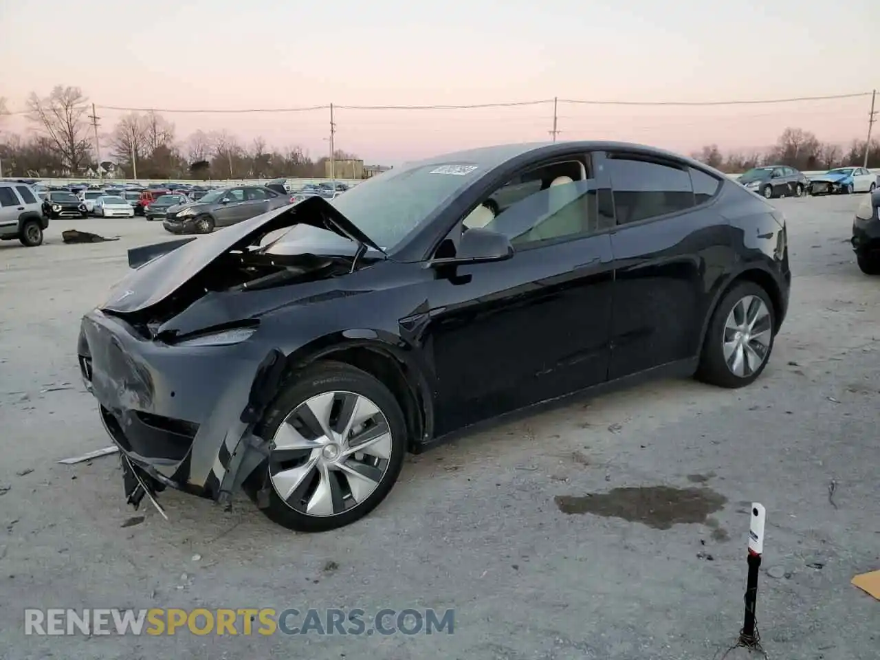 1 Photograph of a damaged car 5YJYGDEE6MF068806 TESLA MODEL Y 2021