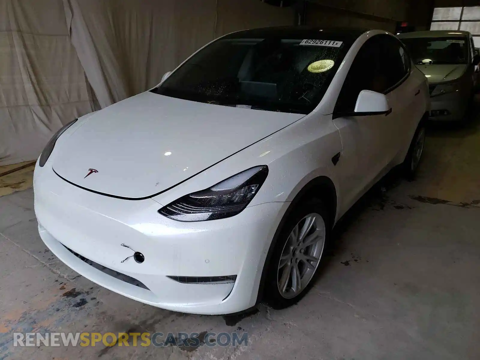 2 Photograph of a damaged car 5YJYGDEE6MF072919 TESLA MODEL Y 2021