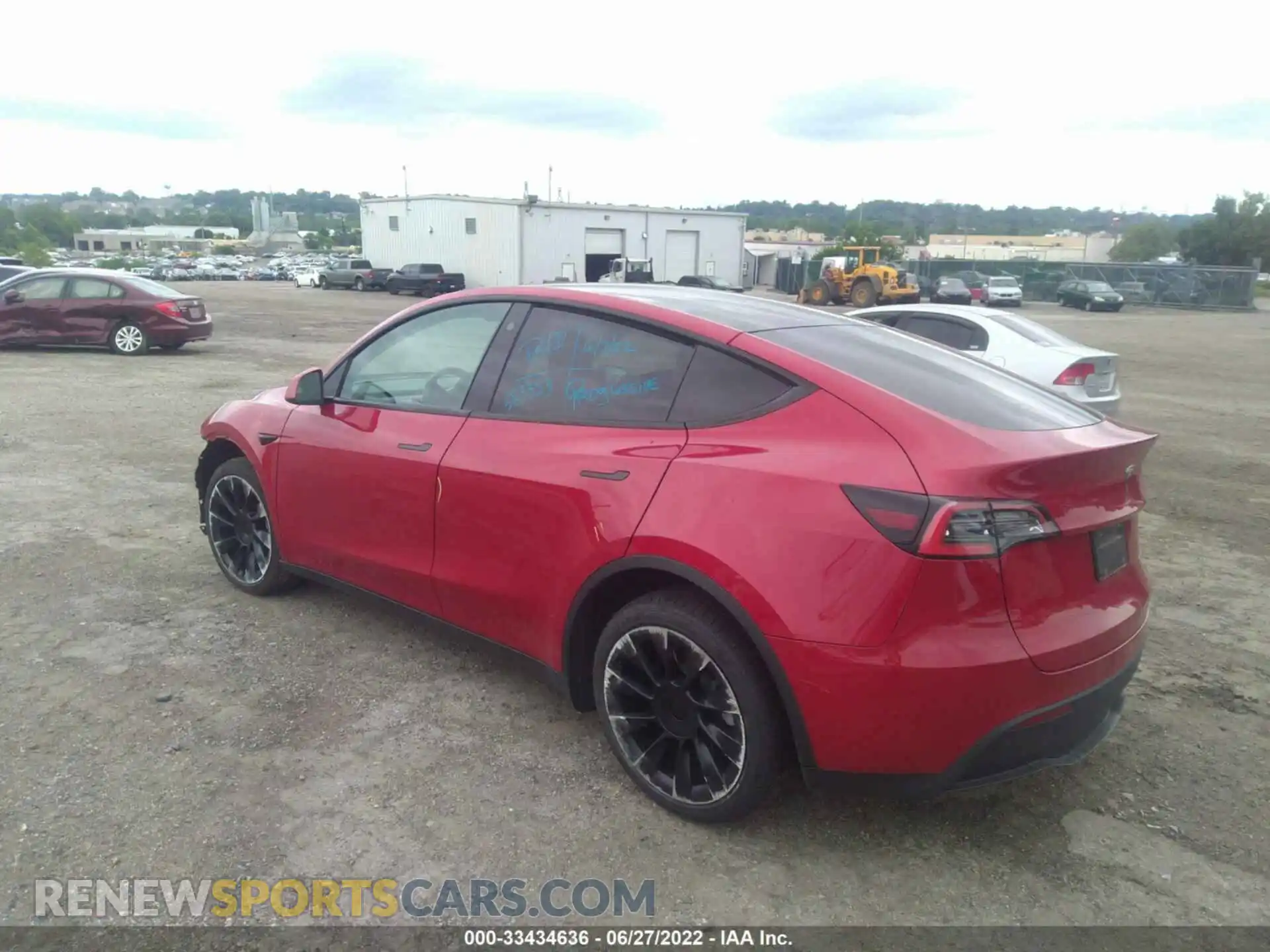 3 Photograph of a damaged car 5YJYGDEE6MF080342 TESLA MODEL Y 2021
