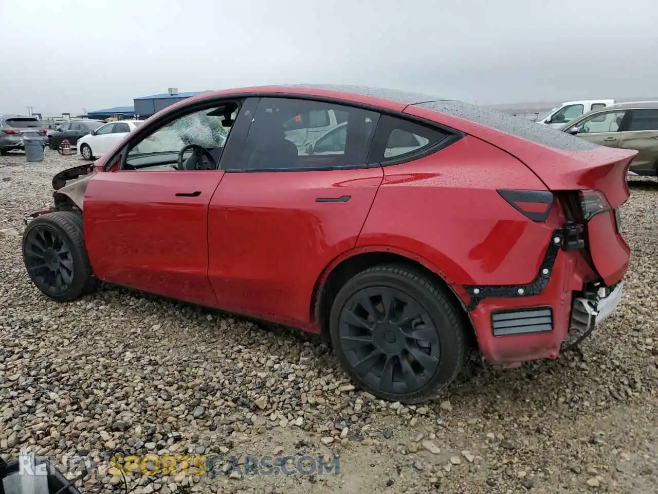 2 Photograph of a damaged car 5YJYGDEE6MF108060 TESLA MODEL Y 2021