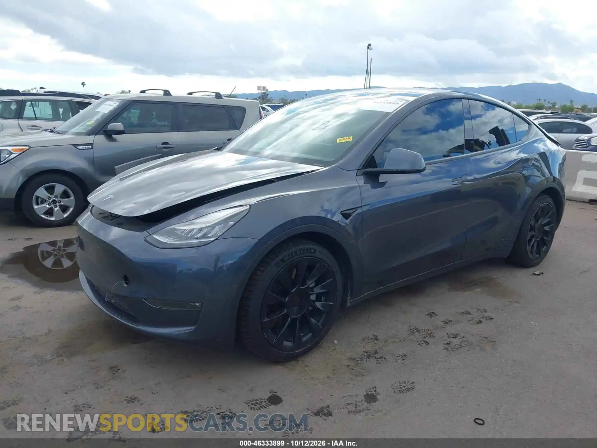 2 Photograph of a damaged car 5YJYGDEE6MF115459 TESLA MODEL Y 2021