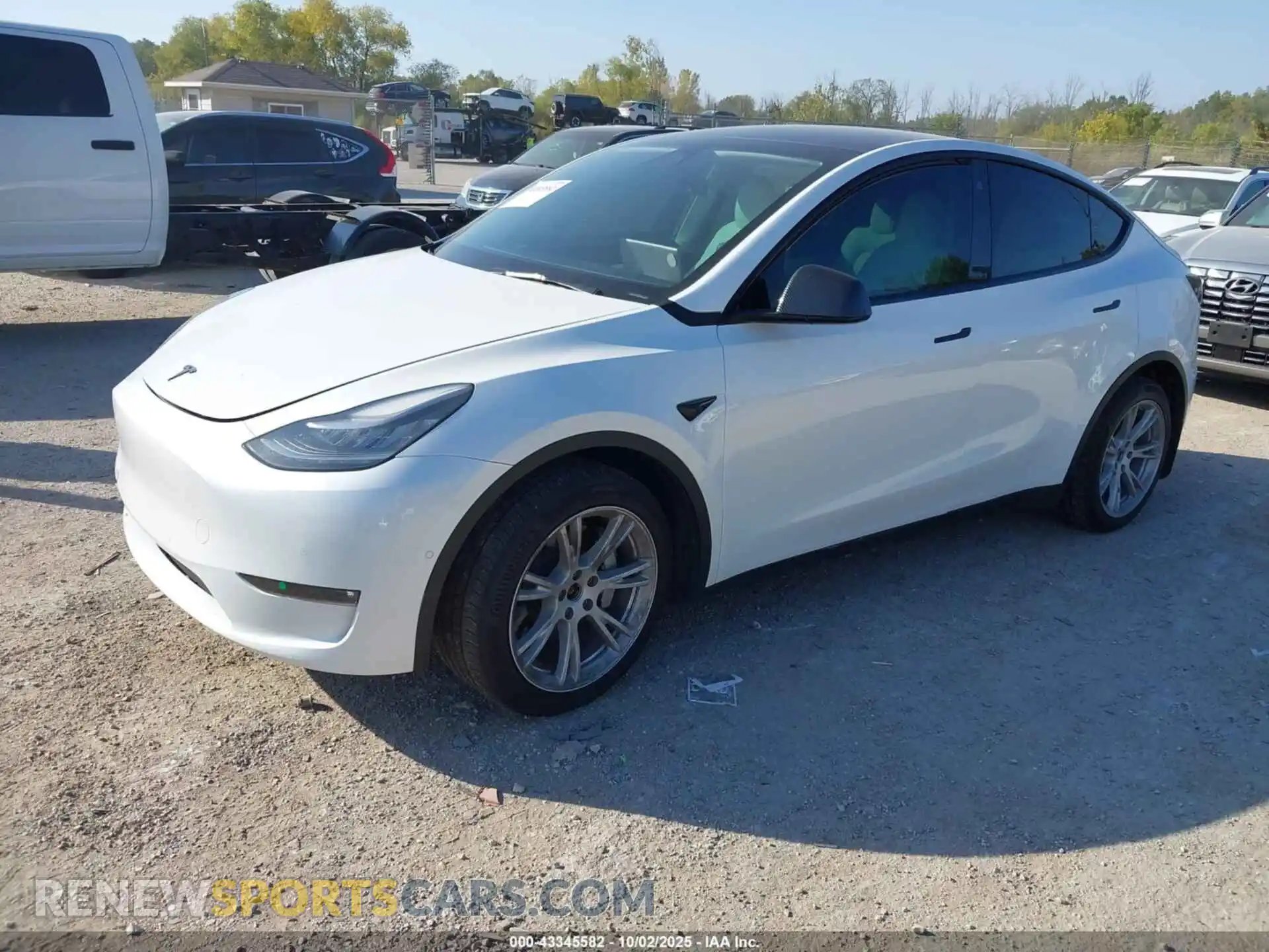 2 Фотография поврежденного автомобиля 5YJYGDEE6MF139180 TESLA MODEL Y 2021