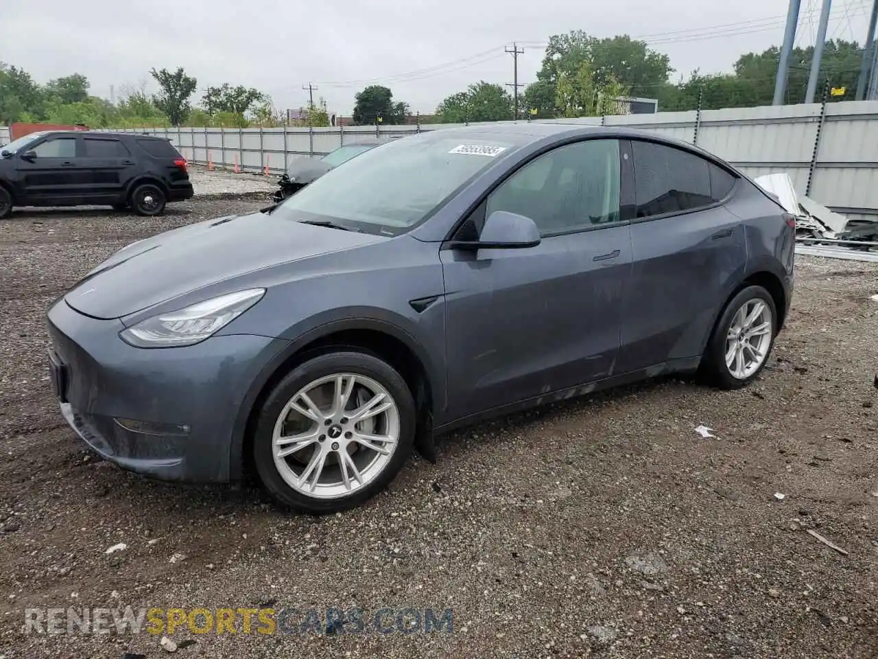 1 Photograph of a damaged car 5YJYGDEE6MF145240 TESLA MODEL Y 2021