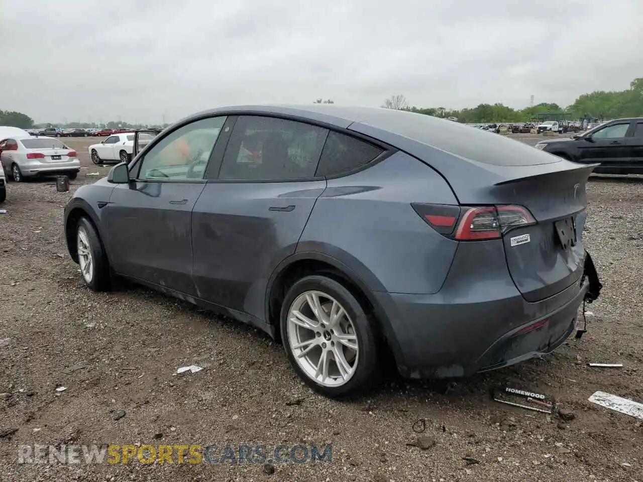 2 Photograph of a damaged car 5YJYGDEE6MF145240 TESLA MODEL Y 2021