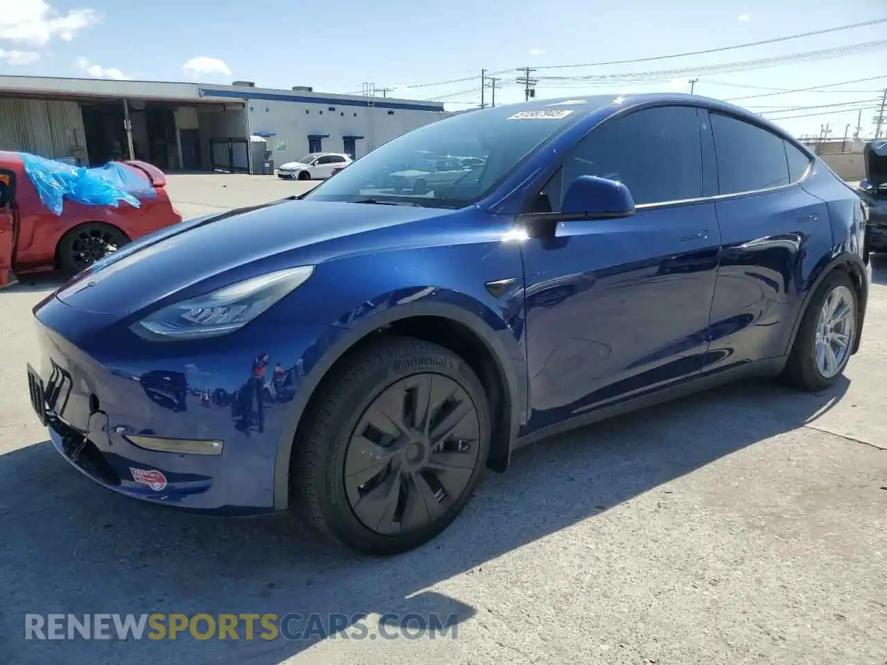 1 Photograph of a damaged car 5YJYGDEE6MF146002 TESLA MODEL Y 2021