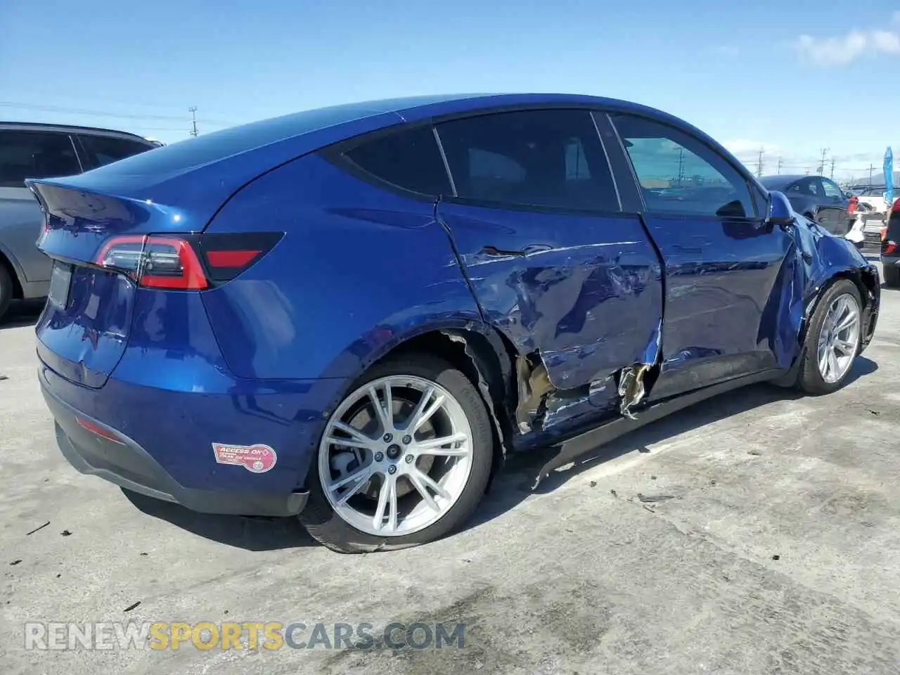 3 Photograph of a damaged car 5YJYGDEE6MF146002 TESLA MODEL Y 2021