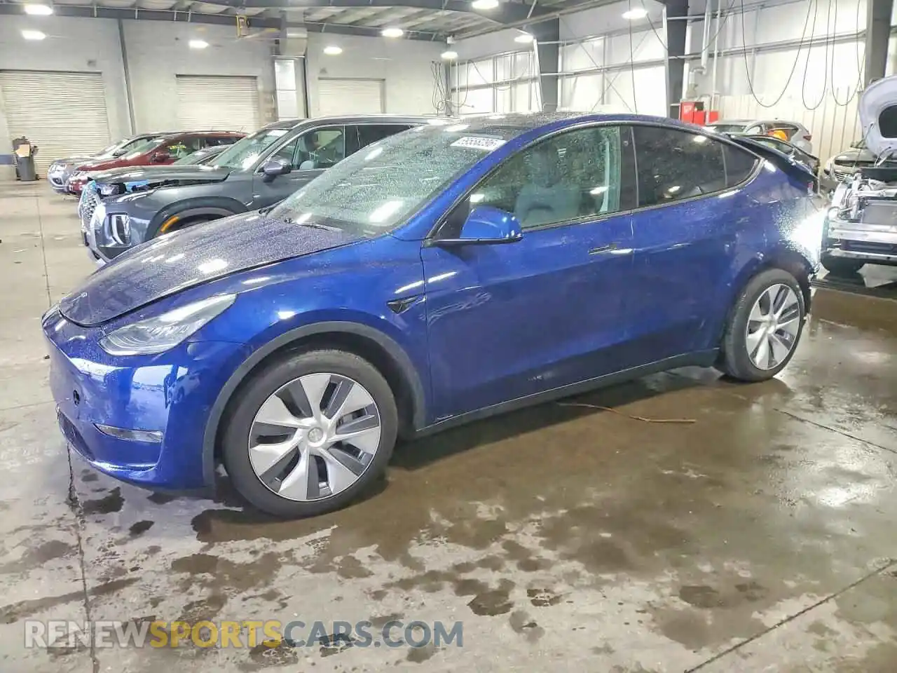 1 Photograph of a damaged car 5YJYGDEE6MF176729 TESLA MODEL Y 2021