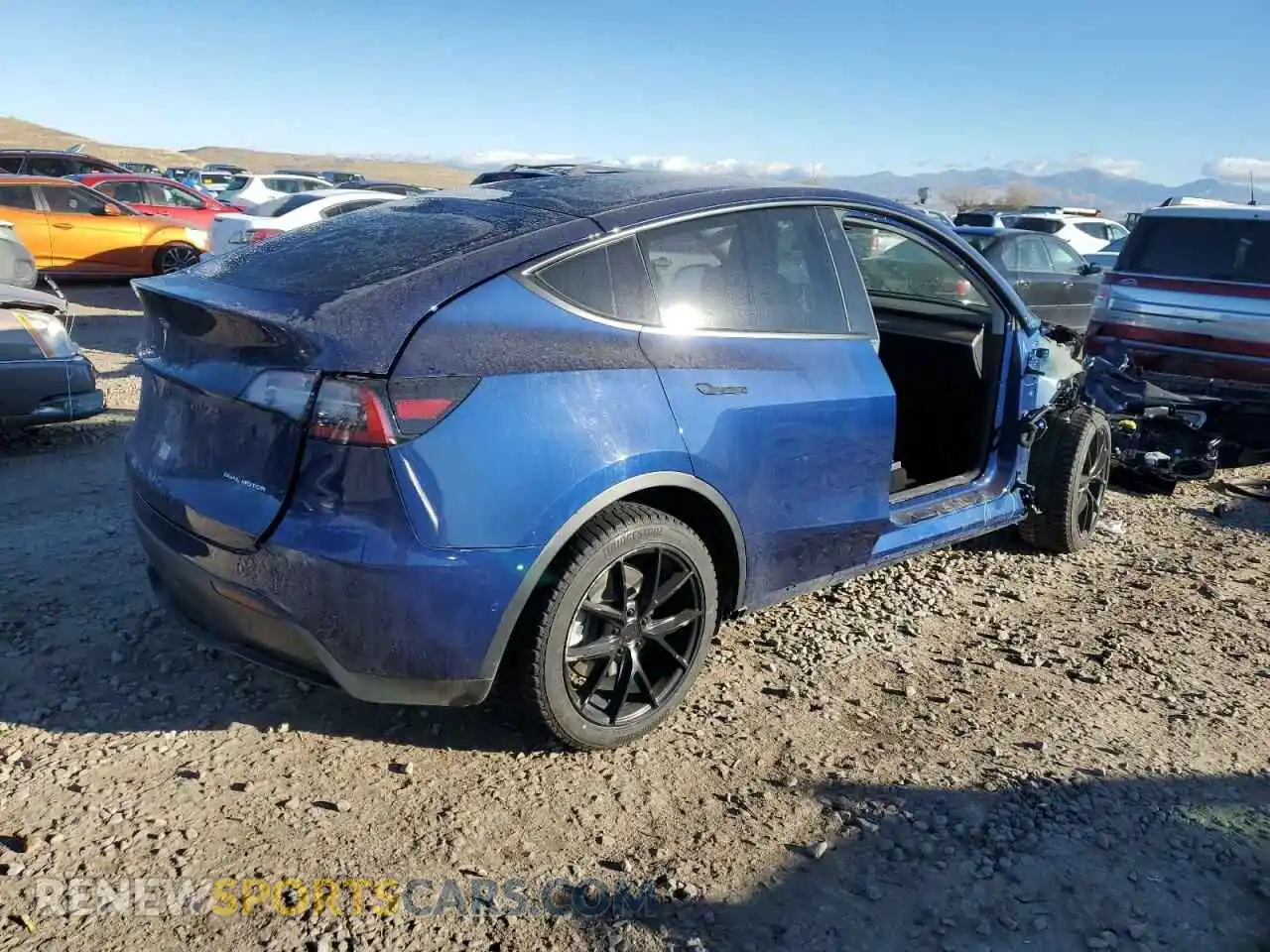 3 Photograph of a damaged car 5YJYGDEE6MF188606 TESLA MODEL Y 2021