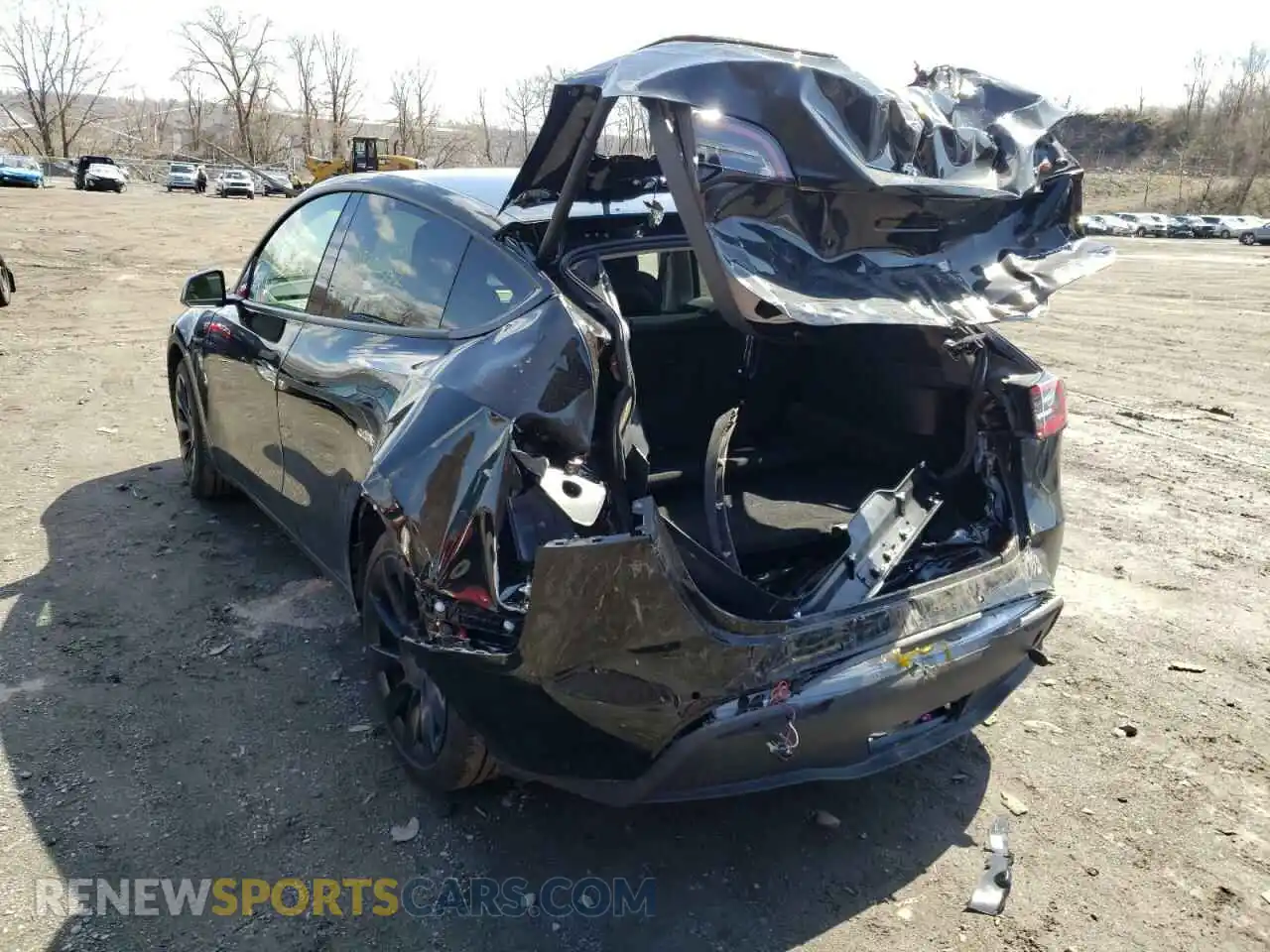 3 Photograph of a damaged car 5YJYGDEE6MF199850 TESLA MODEL Y 2021