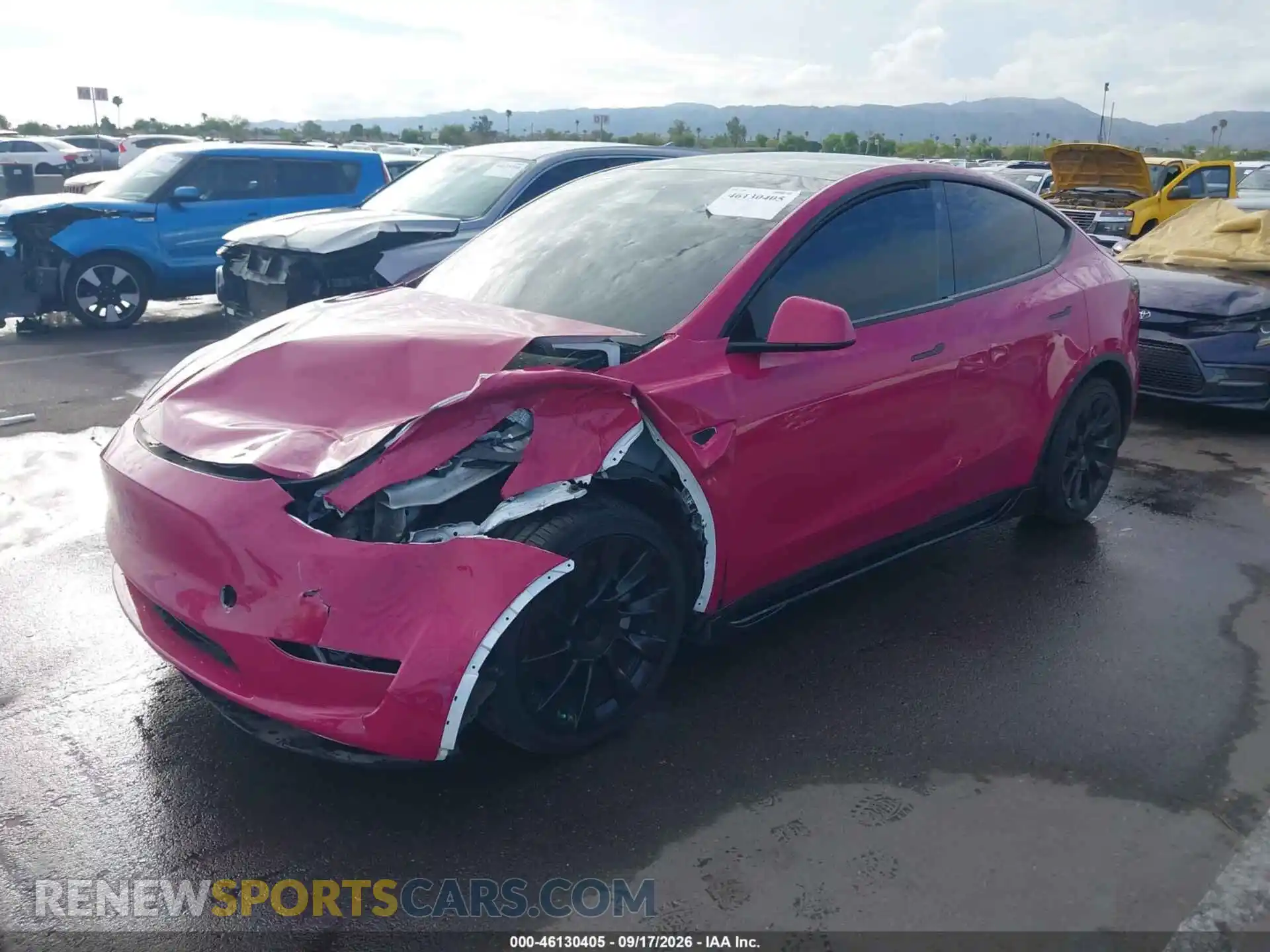 2 Photograph of a damaged car 5YJYGDEE6MF200852 TESLA MODEL Y 2021