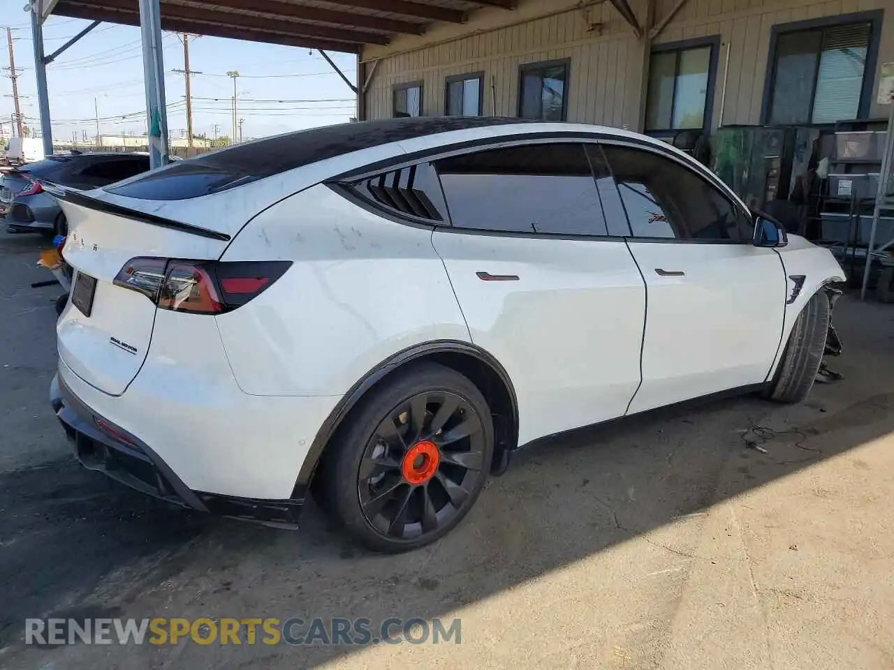 3 Photograph of a damaged car 5YJYGDEE6MF212760 TESLA MODEL Y 2021