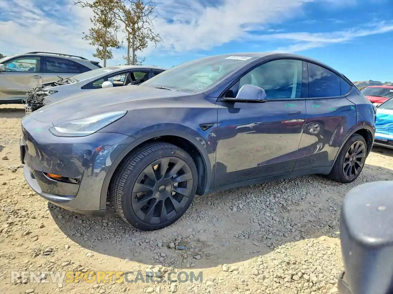 1 fotografías del automóvil dañado 5YJYGDEE6MF231969 TESLA MODEL Y 2021