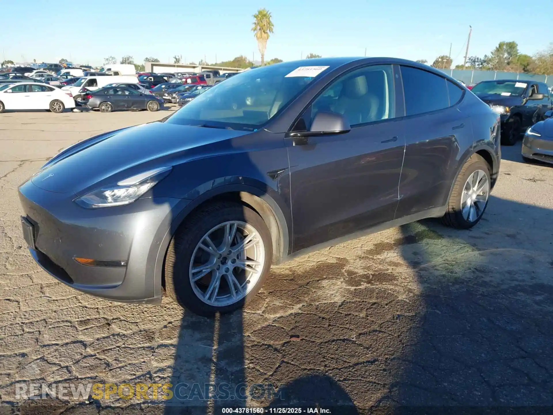 2 Photograph of a damaged car 5YJYGDEE6MF233902 TESLA MODEL Y 2021