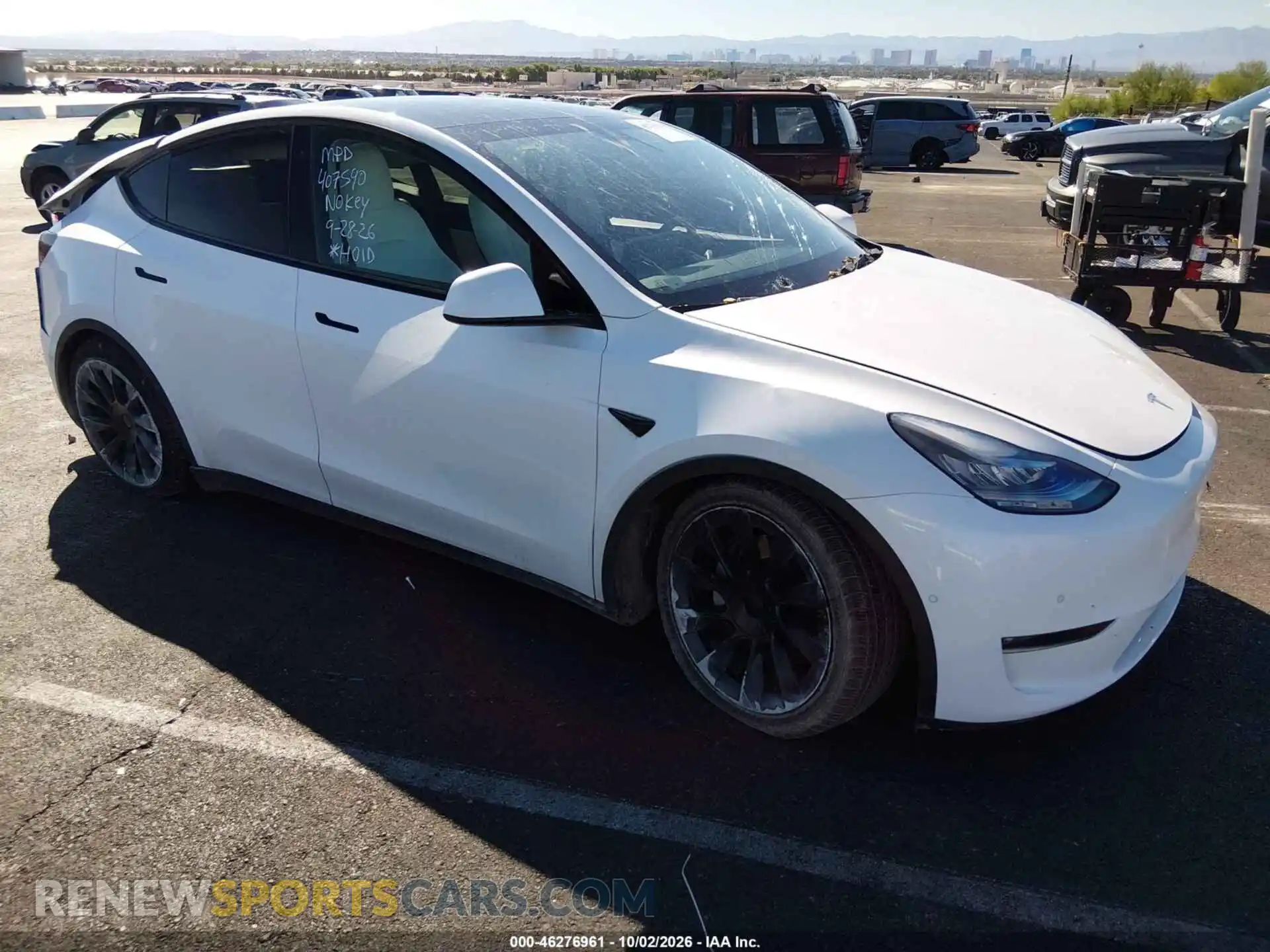 1 Фотография поврежденного автомобиля 5YJYGDEE6MF257410 TESLA MODEL Y 2021