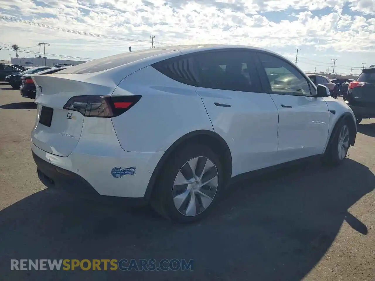 3 Photograph of a damaged car 5YJYGDEE6MF273980 TESLA MODEL Y 2021