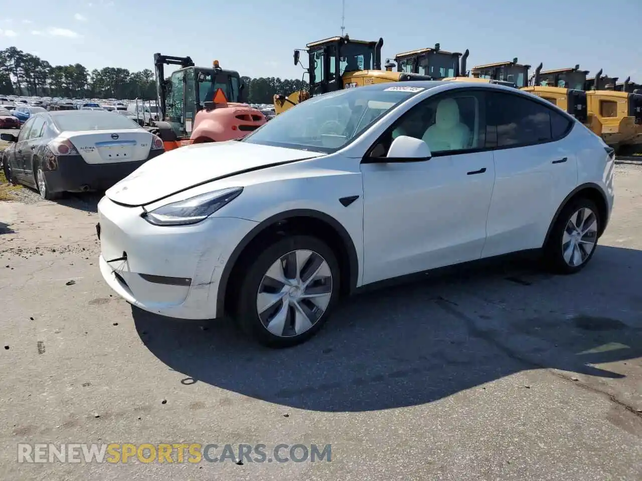 1 Photograph of a damaged car 5YJYGDEE6MF288091 TESLA MODEL Y 2021