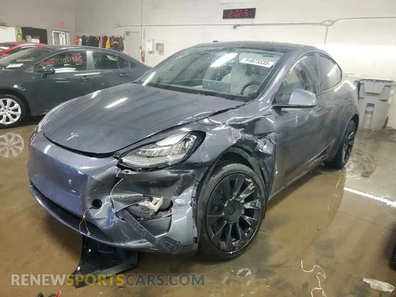 1 Photograph of a damaged car 5YJYGDEE6MF298300 TESLA MODEL Y 2021