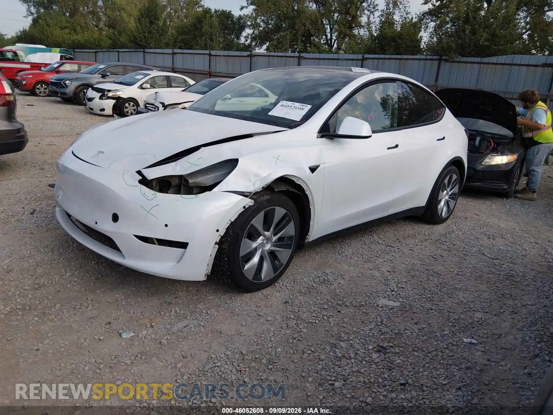 2 Photograph of a damaged car 5YJYGDEE7MF074467 TESLA MODEL Y 2021