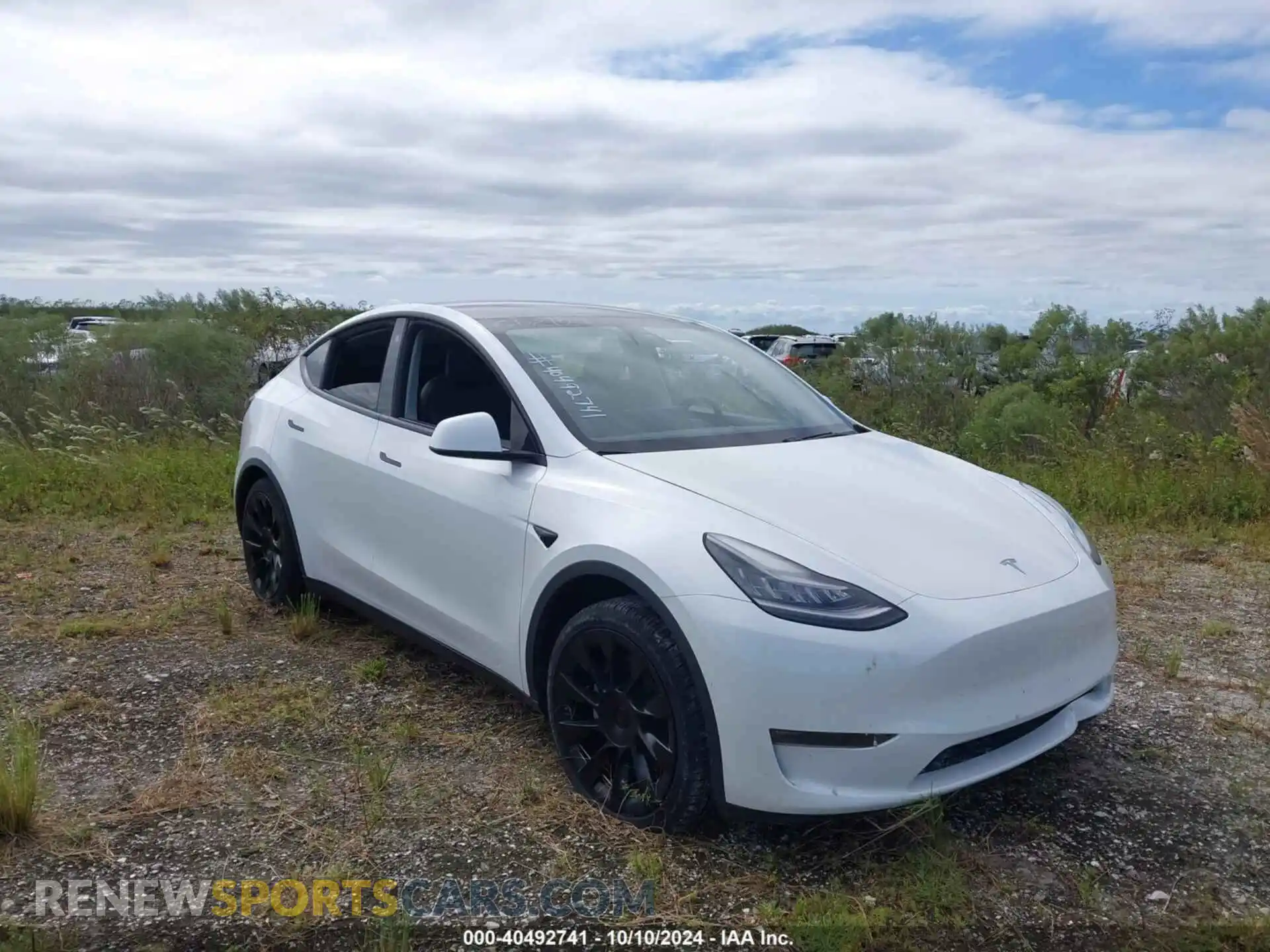 1 Фотография поврежденного автомобиля 5YJYGDEE7MF084738 TESLA MODEL Y 2021